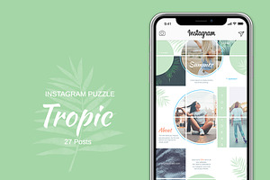 Instagram Puzzle - Tropic