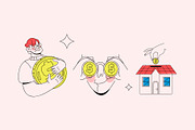 Investment Activity Illustration, an Object Illustration by graphicook (Thumbnail 3 of 3)