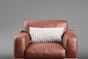 Peruna Leather Arm Chair