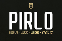 Pirlo Type Family (Regular & Wide)