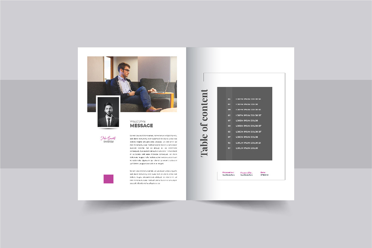 Business white paper brochure design, a Brochure Template by Pavel_design (Photo 3 of 9)