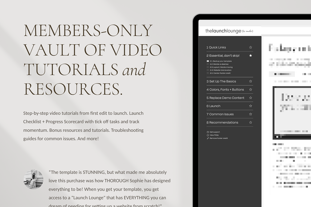 Squarespace Template For Counsellors, a Squarespace Template by Candor Templates (Photo 19 of 19)