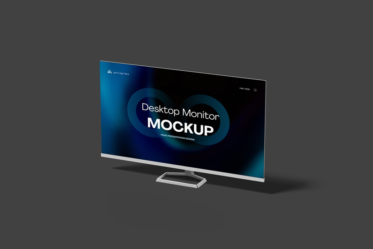 Desktop Monitor Screen Mockup, a Wearable Device Mockup by Onezero (Photo 4 of 7)