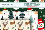 Christmas seamless pattern 01., a Texture Graphic by KENO Mascots (Thumbnail 2 of 3)