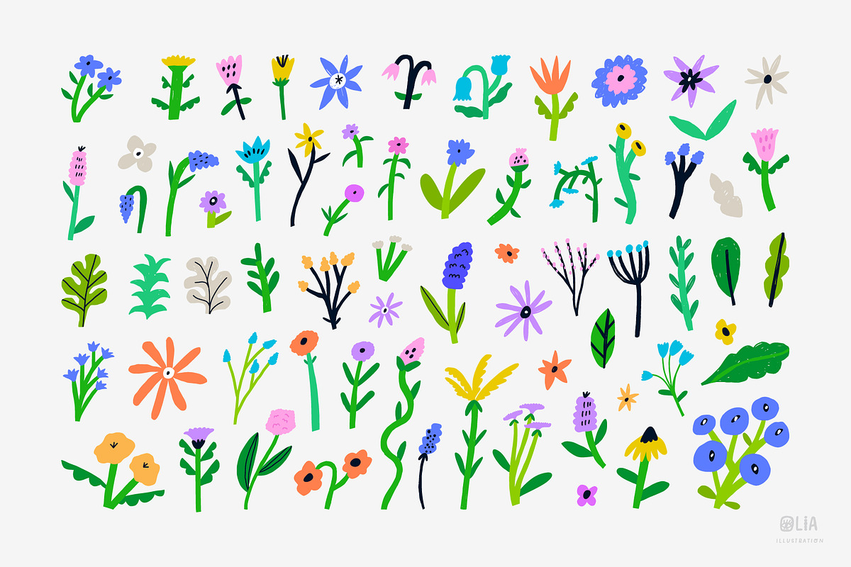 Summer Bloom | 100% Hand drawn, a Decorative Illustration by Olia (Photo 4 of 11)