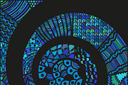 Set of zentangle patterns, a Pattern Graphic by ekmelica (Thumbnail 5 of 6)