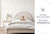 Wallpaper Baby Room Mural Mockup PSD, a Mockup by Mie Mockup Studio (Thumbnail 3 of 7)