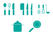 Kitchen utensil icon template, a Solid Icon by Sumberpangan (Thumbnail 2 of 3)