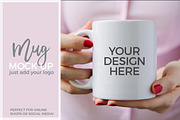 Coffee Mugs Mock Up Bundle, a Product Mockup by We♡Loph (Thumbnail 3 of 8)
