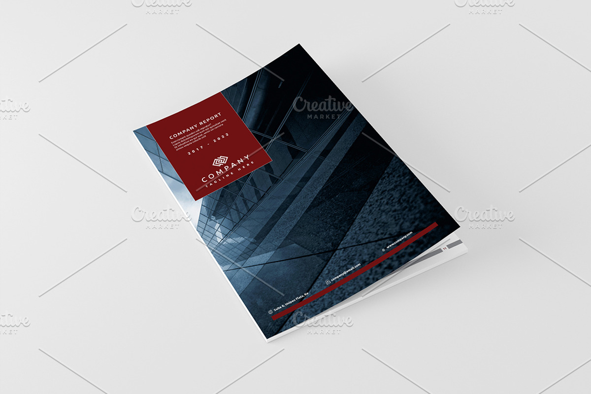 Business Brochure | Report |, a Brochure Template by Machel Design (Photo 2 of 7)