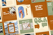 Instagram Social Media CANVA Earthy, a Social Media Template by Vermeulen Design Studio (Thumbnail 3 of 6)