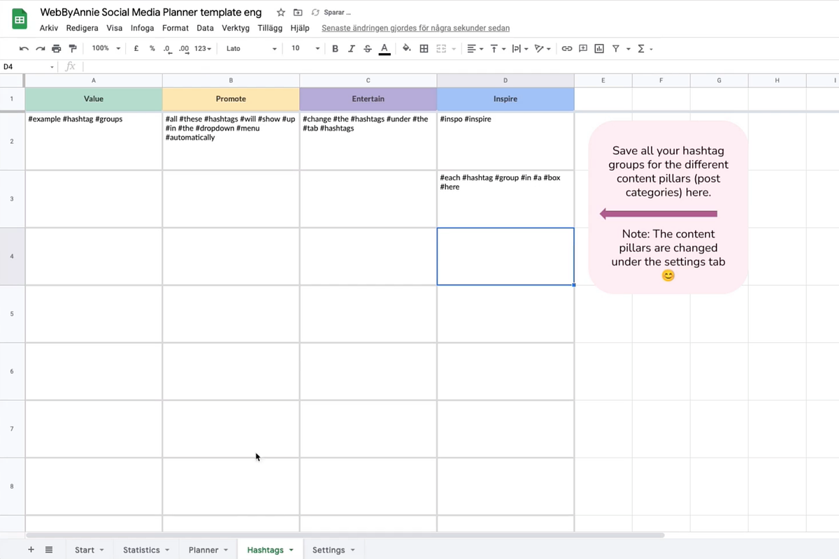 Social Media Planner - Feed Preview, a Social Media Template by WebByAnnie (Photo 6 of 7)