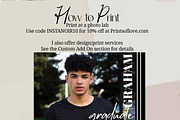 Senior Boy Grad Card Template, a Card Template by InstaNoirDesigns (Thumbnail 4 of 8)