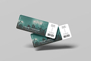 Ticket Mockup, an Advertising Mockup by ZifaraDesign (Thumbnail 2 of 11)