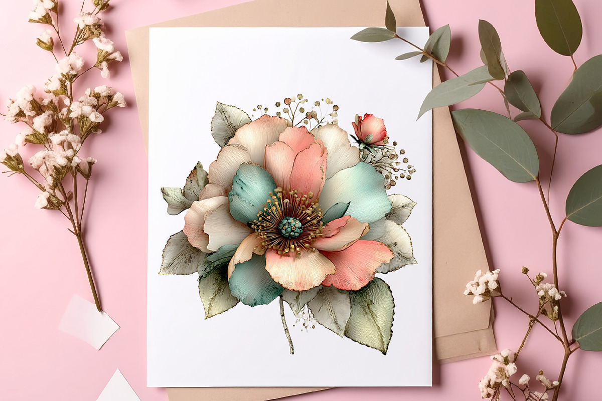 Whimsical spring tulip flowers clipa, an Illustration by SinaCreation (Photo 7 of 11)