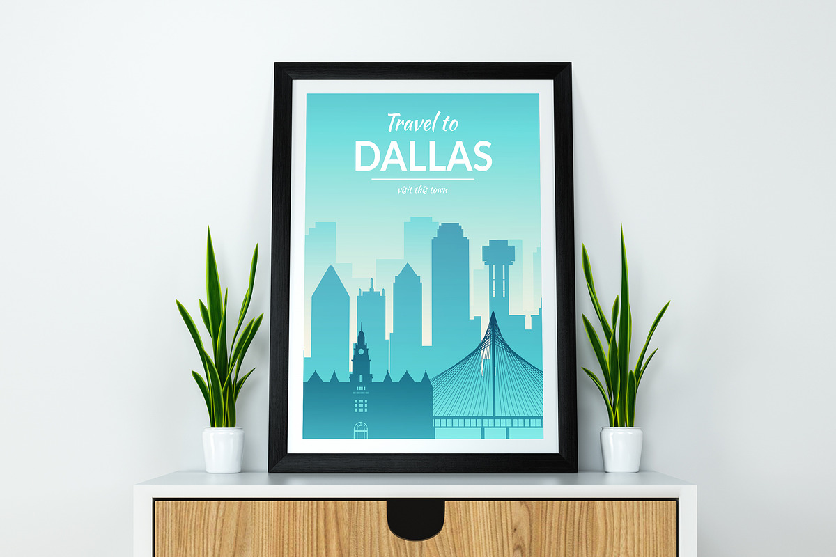 USA Cities Landscape Collection, an Illustration by Chuhastock (Photo 2 of 13)