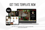 Nutritionist Canva Website Template, a Landing Page Template by Kromatic Design Studio (Thumbnail 8 of 8)