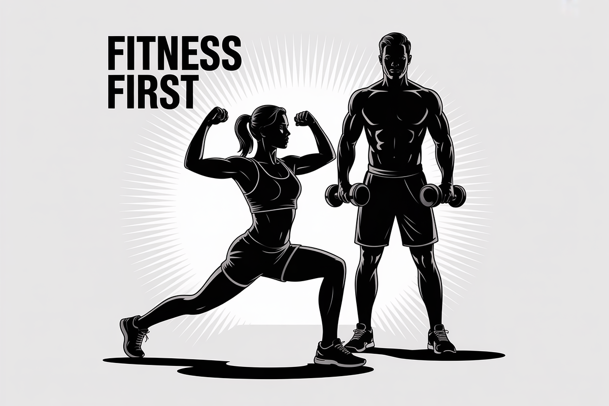 Fitness Workout Training Gym Vector, an Object Graphic by Creativeshirt (Photo 4 of 10)