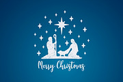 Birth of Christ. Mary and Joseph, a Decorative Illustration by IvanFet (Thumbnail 1 of 3)