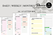 Daily Planner and Habit Tracker, a Stationery Template by Sam_Powerhouse (Thumbnail 1 of 5)