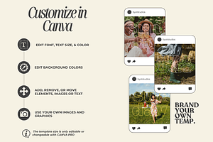 Soiree Instagram Canva Templates