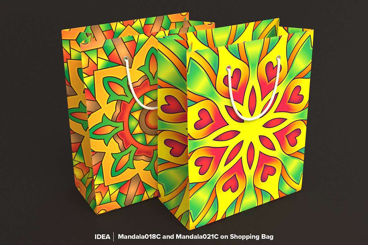 Mandala Vector Ornaments Bundle, a Decorative Illustration by pixaroma (Photo 21 of 43)