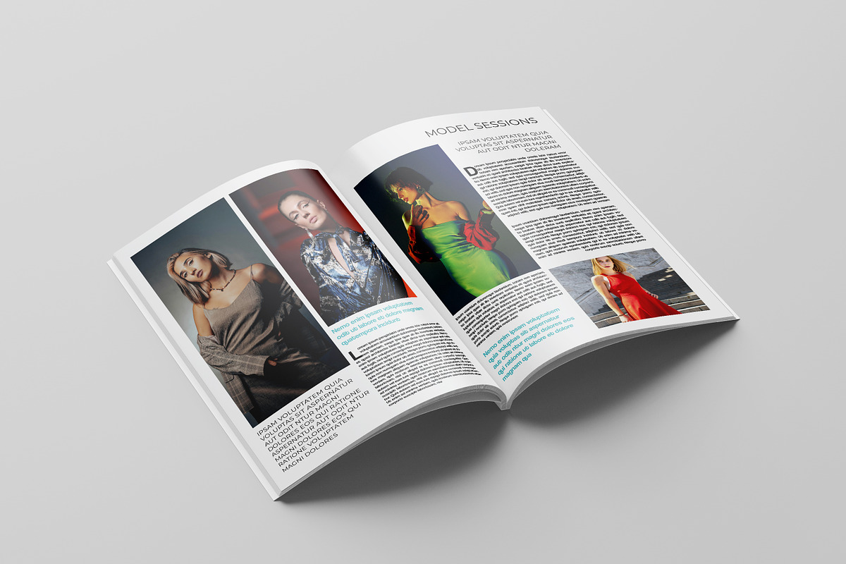 Minimal Fashion Magazine, a Magazine Template by Template Shop (Photo 9 of 17)