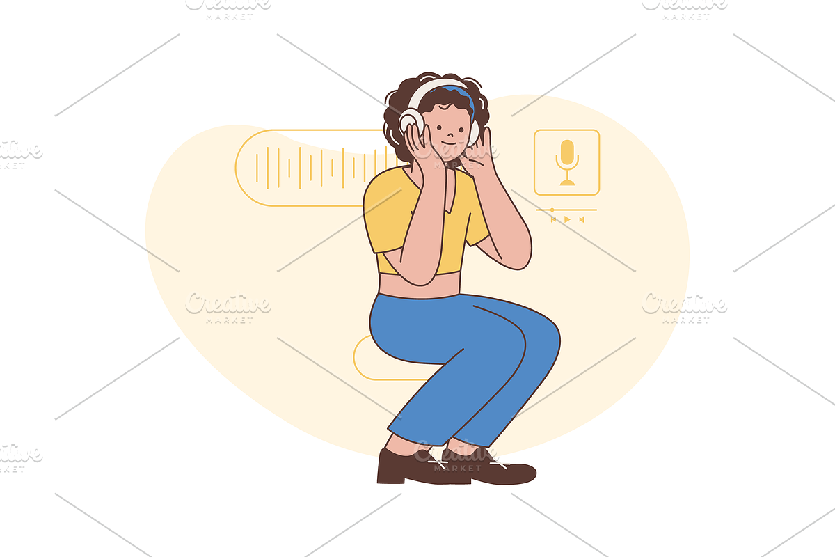 Live Stream & Podcast Illustration, an Object Graphic by Jump Studio (Photo 4 of 12)