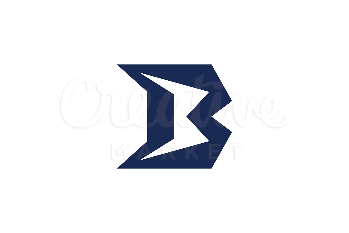B Lettermark Logo, a Branding & Logo Template by nospacestore ...