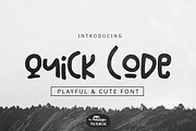 Quick Code Font, a Sans Serif Font by YandiDesigns (Thumbnail 1 of 4)