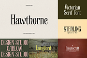 Old Money Luxury Font Collection, a Serif Font by gafaroff studio (Thumbnail 15 of 19)
