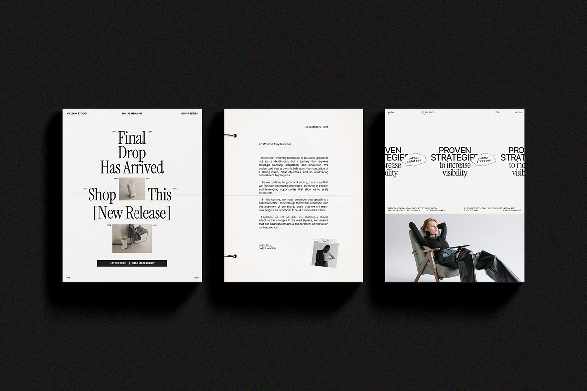 OLI / Social Media Kit (II), a Social Media Template by Wildnun Studio (Photo 6 of 23)