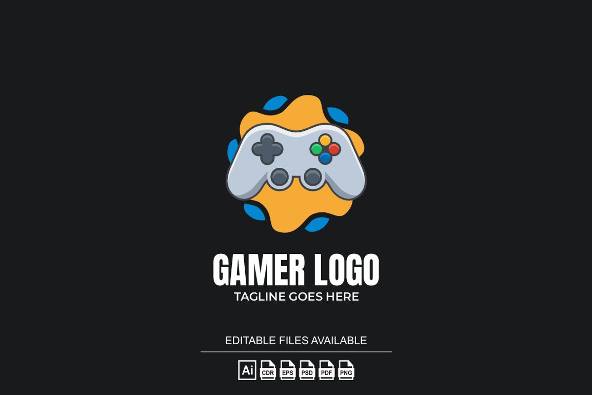 Game Simple Mascot Logo, a Branding & Logo Template by Ibnipro1