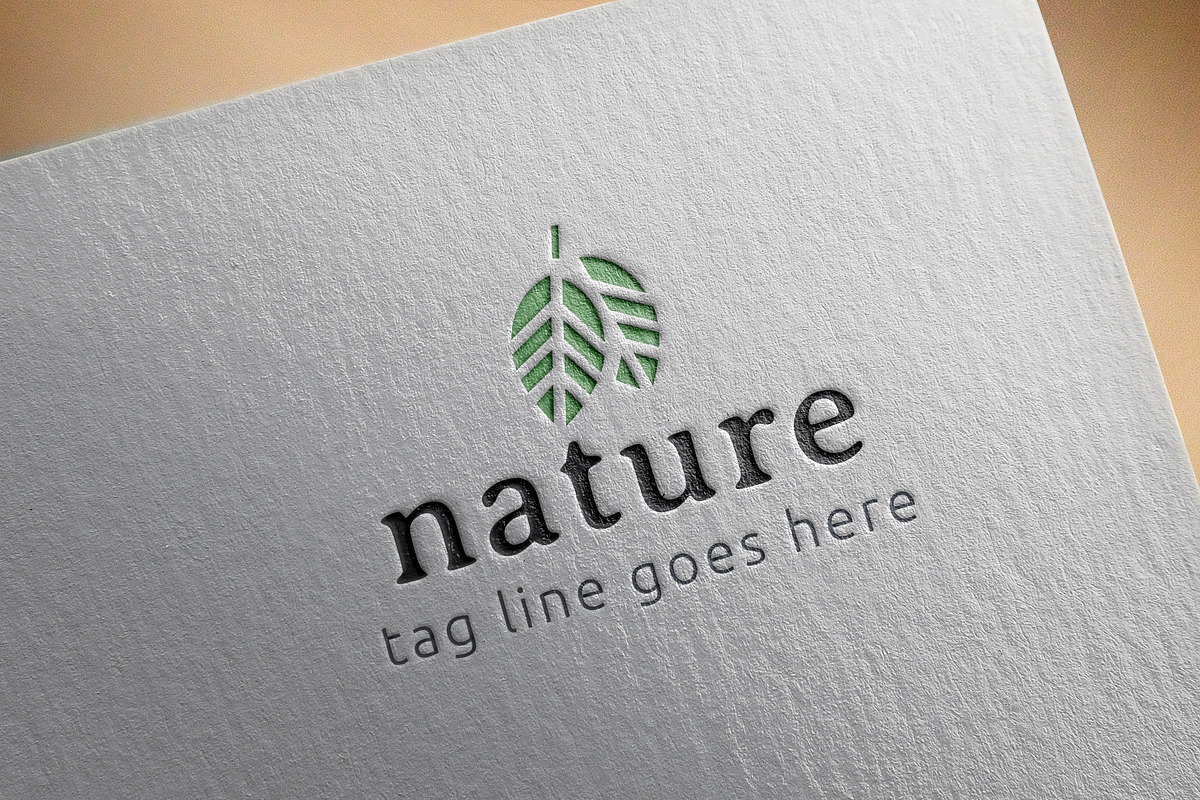 Nature Leaf Vector Logo Template, a Branding & Logo Template by GladicMonster (Photo 1 of 26)