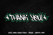Spaiger - Graffiti Font, a Font by Snape Design Studio (Thumbnail 5 of 5)