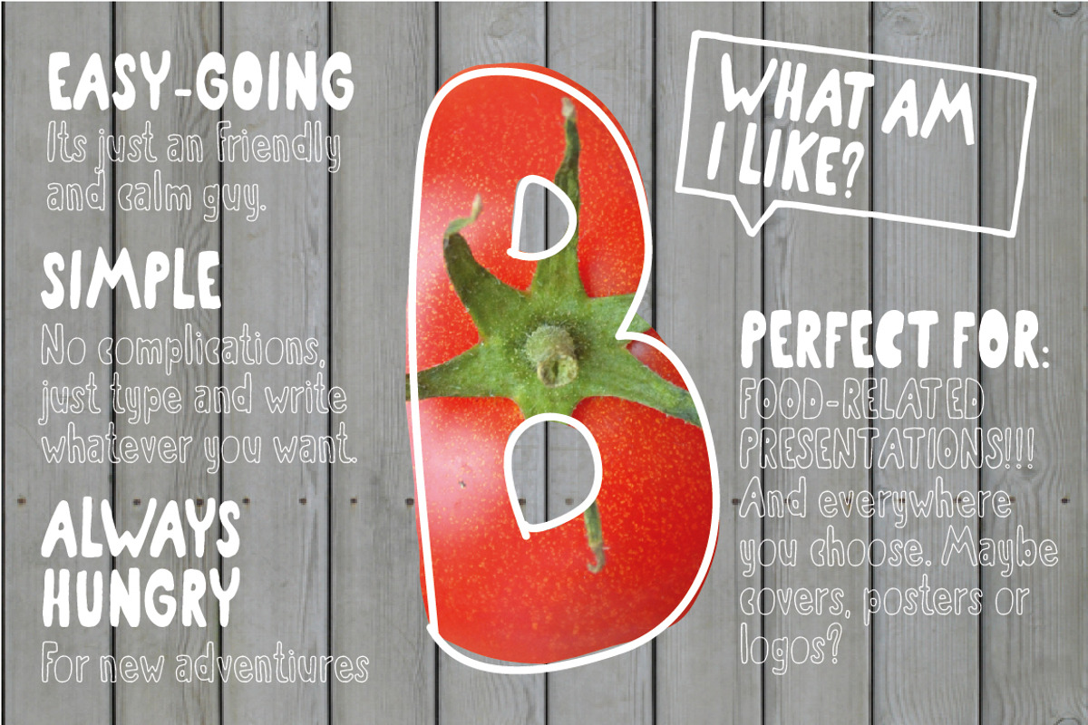 Organic the healthiest font family. preview 4