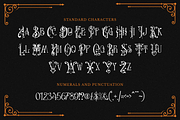 Blackshot - Blackletter Font, a Blackletter Font by RockboyStd (Thumbnail 9 of 12)