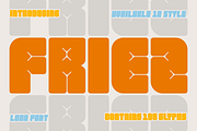 Friez - Logo Font, a Font by PutraCetol Studio (Thumbnail 1 of 11)
