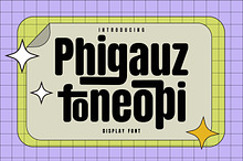 Phigauz Foneopi Sans Serif Rounded