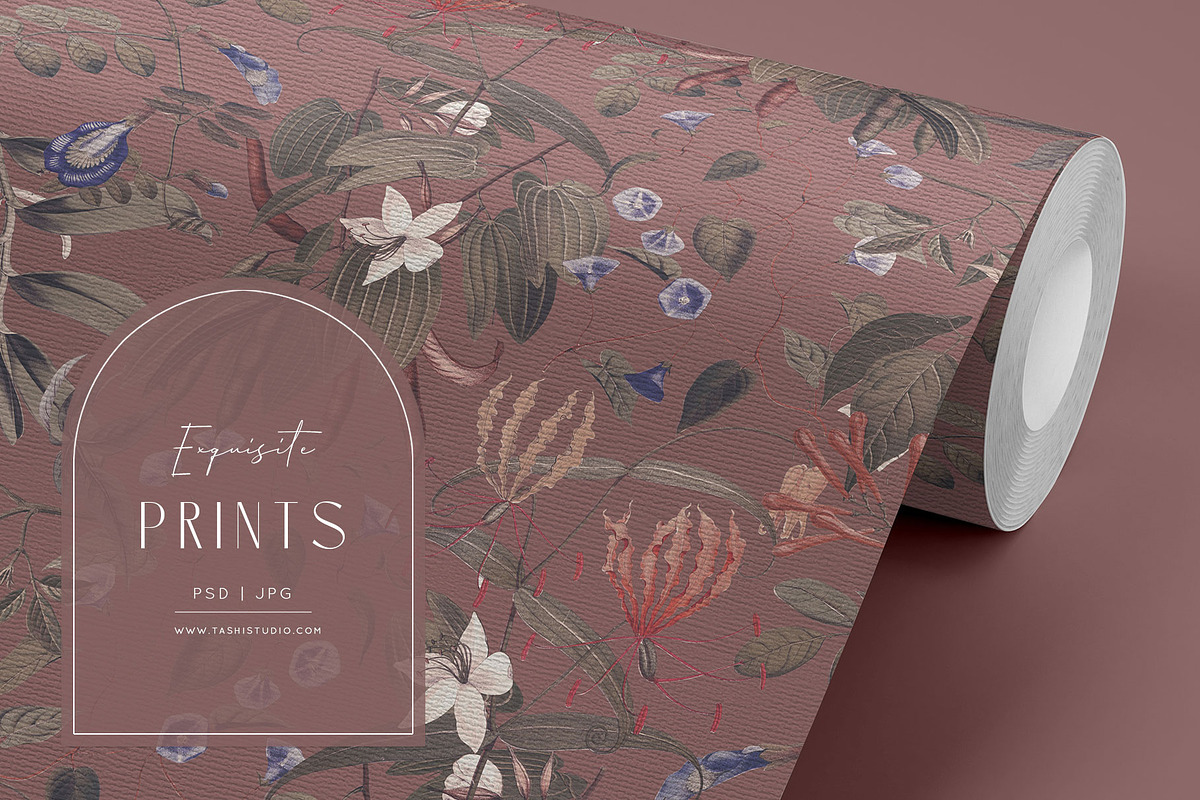 Botanique Luxe Pattern Designs, a Pattern Graphic by TSTUDIO (Photo 5 of 12)