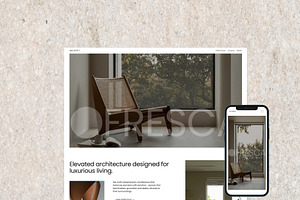 Architect - Squarespace Template