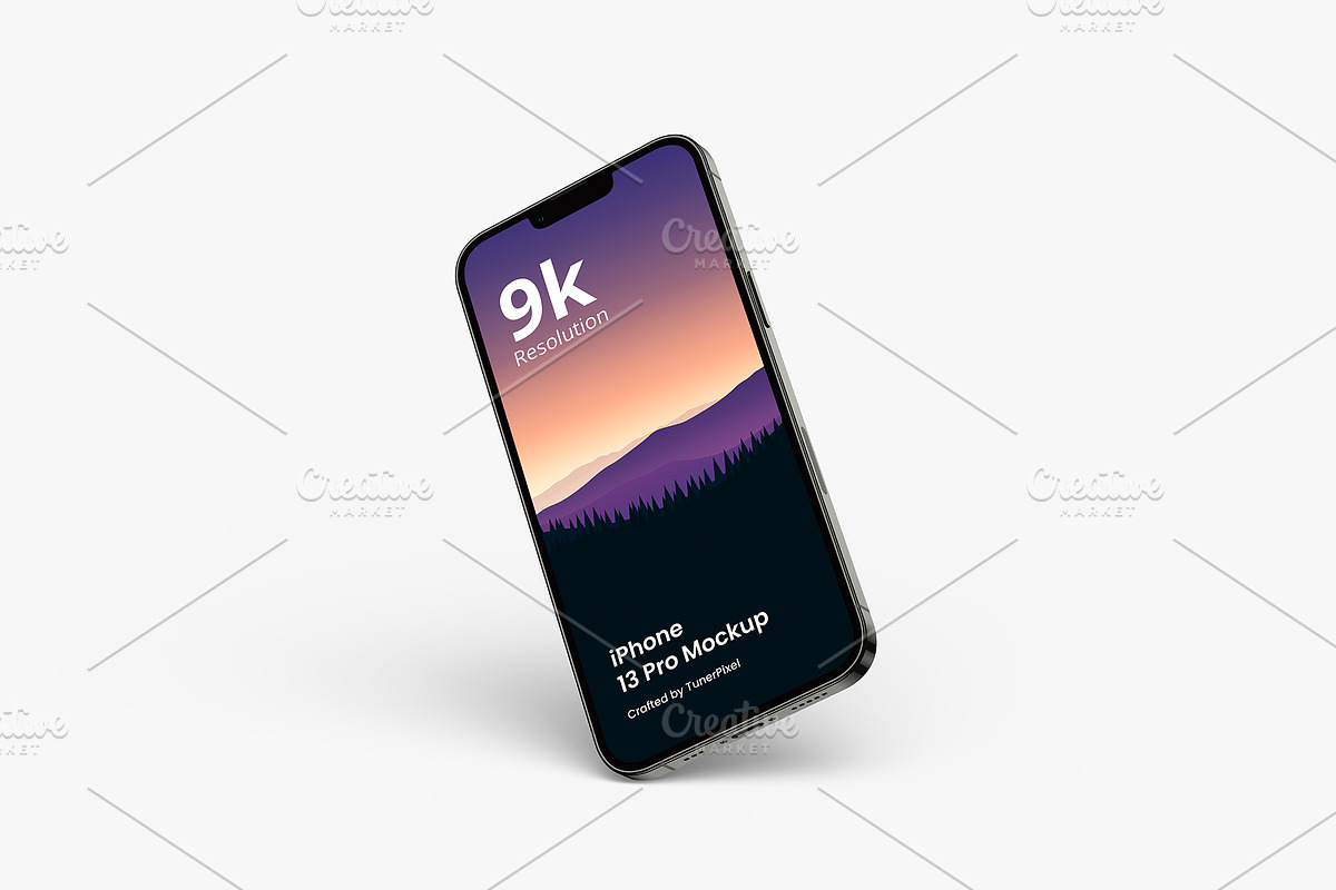 iPhone 13 Pro Mockup, an iPhone Mockup by Mockupia (Photo 16 of 27)