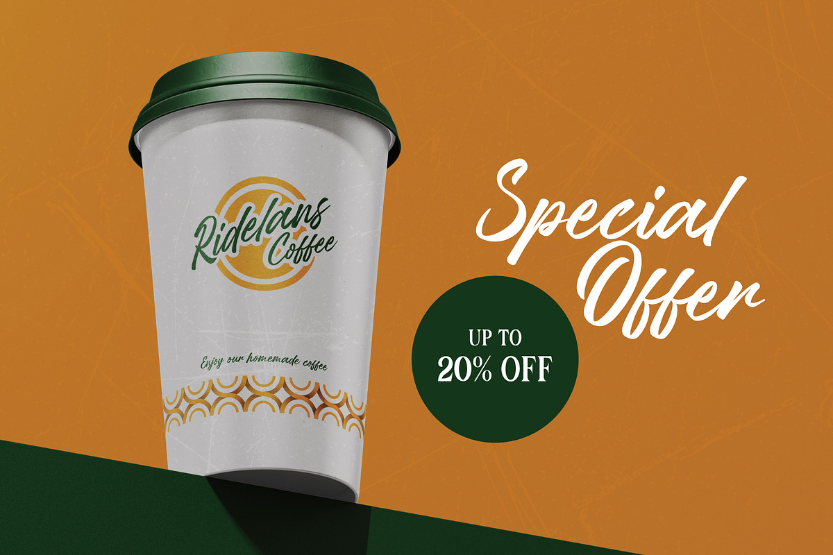 Ridelans - Modern Script, a Script Font by Lettermine (Photo 4 of 10)