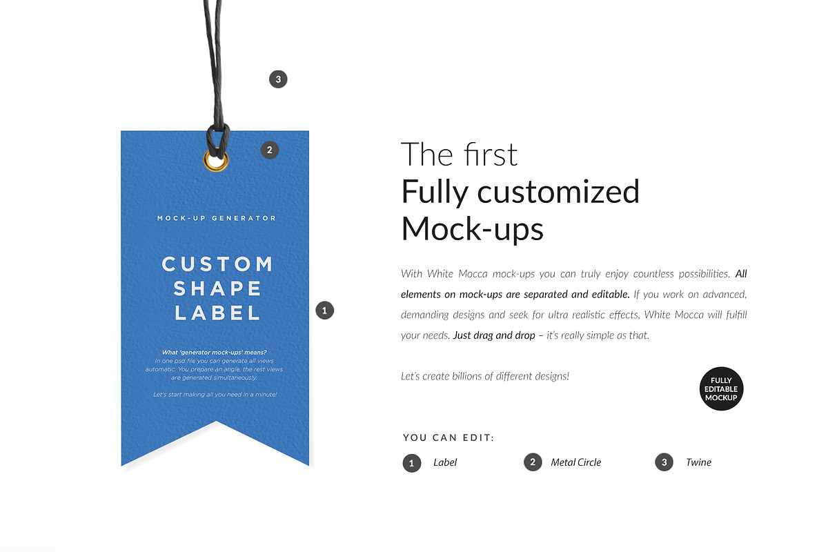 All Shape Tag Creator Mock-up, a Hoody Mockup by Apparel_Mockups (Photo 2 of 4)