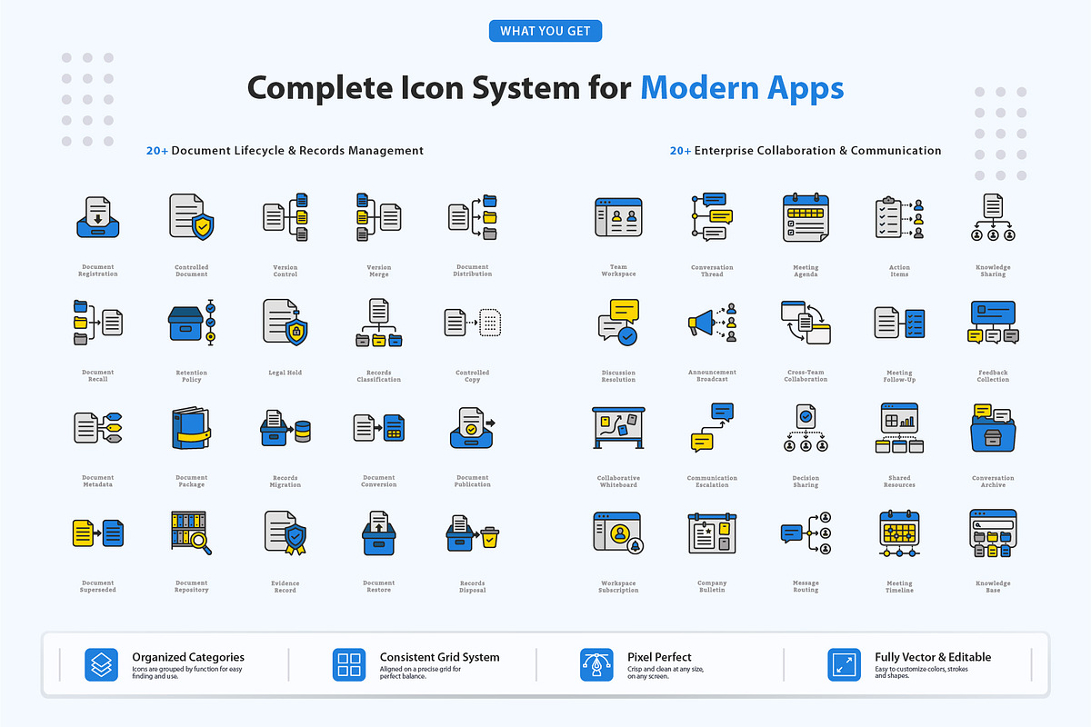 Enterprise Operations Icons, an Outline Icon by vexper (Photo 3 of 7)