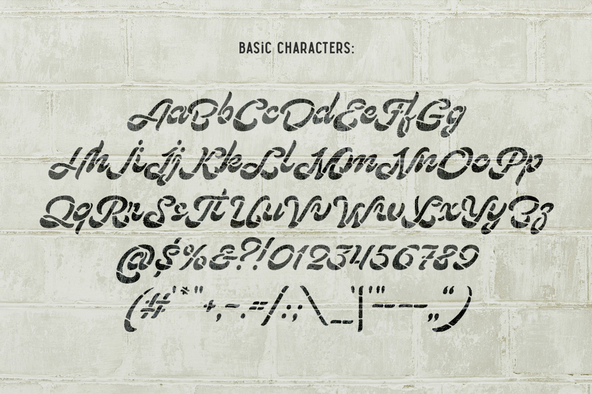Lostamp font preview 2