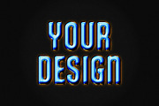 Glowing Text & Logo Template Effect, a Layer Style Add-On by Design Squad (Thumbnail 4 of 4)