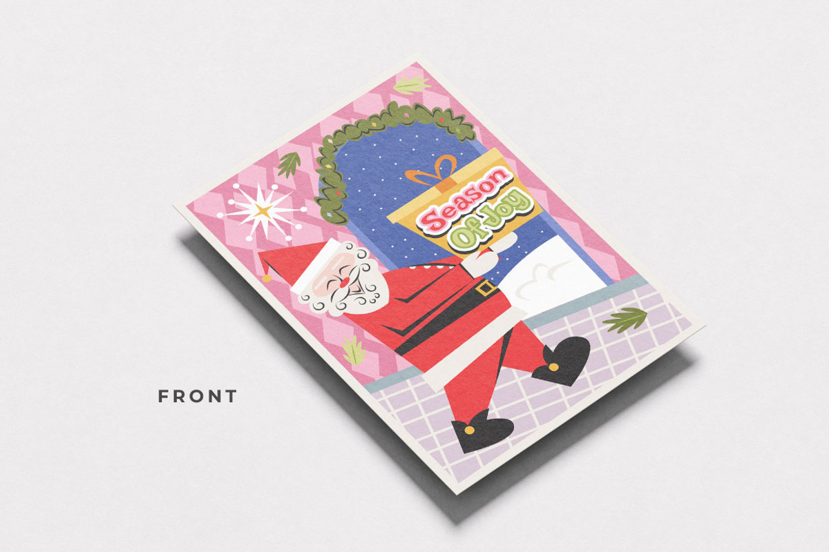 Christmas And New Year Card Vol.8, an Invitation Template by Bewalrus Studio (Photo 3 of 4)