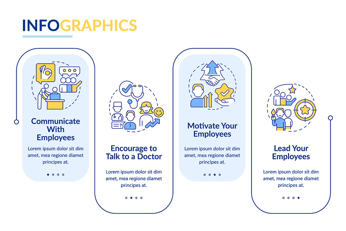 Lead employees tips infographic, a Templates & Theme by IMG Visuals