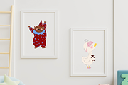 Cute Animal Clipart Collection, an Animal Illustration by Oleksandra Illustrates (Thumbnail 11 of 13)